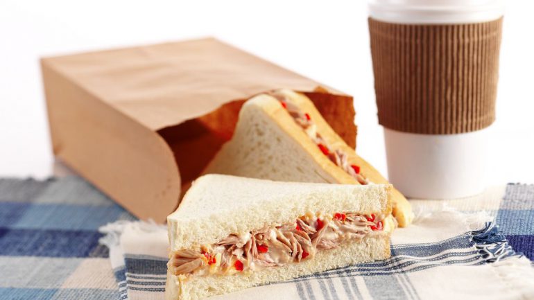 Tuna and Cheese Pimiento Sandwich